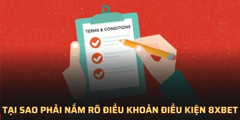 Tại sao bạn cần phải nắm rõ điều khoản điều kiện 8XBET?